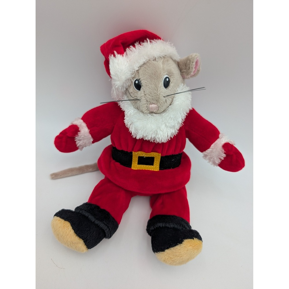 Douglas Santa Mouse Plush Michael Brown Christmas Stuffed Animal